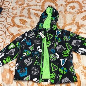 Star Wars Black and Green Kids Jacket